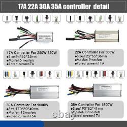 Ebike Front Rear Motor Bike Wheel Conversion Kit 36V 500W 48V 1000W 1500W 2000W