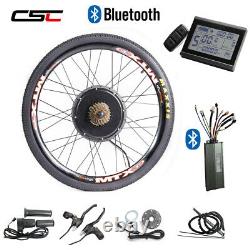 Ebike Kits 48V 1500W front or Rear Hub Motor Wheel with bluetooth and LCD Panel