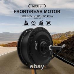 Ebike Motor 36V 48V 350W 500W Brushless Gear Hub Motor Front Rear Wheel Drive