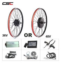 Ebike kit 36V 250W 350W 500W 48V 1000W 1500W electric bike wheel conversion kit