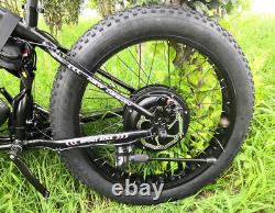 Electric Bicycle 1000W 48V Ebike 26inch Folding Mountain Bike Fat Tire Snow Bike