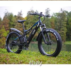 Electric Bicycle 48V 17AH Snowbike MTB 50KM/h 26 inch Fat Tires Waterpoof Ebike
