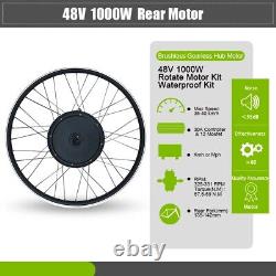 Electric Bicycle Conversion Kit 48V 500W Motor Wheel for Ebike 20-29in 700C