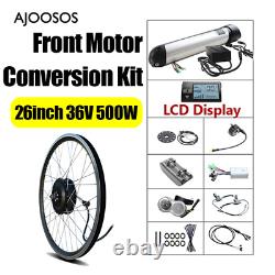 Electric Bicycle Conversion Kit 500W Brushless Front Motor 36V 10AH Li-Battery