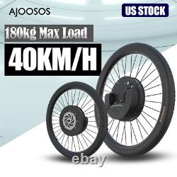 Electric Bicycle Wheel Kit 26 Front Wheel 40KM/H E-bikes Conversion Kit