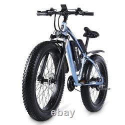 Electric Bike 1000W Mens Mountain Bike Snow Ebike 48V Electric Bicycle Fat Tire