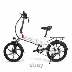 Electric Bike 350W Folding 20 Ebike Mountain Bicycle 7-Speed 48V 10.4AH Battery