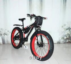 Electric Bike 48V 15Ah 1000W 26in 48V Removable Fat Tire Mountain Bicycle eBike
