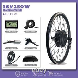 Electric Bike Conversion Kit 250W 36V/48V Front Hub Motor Wheel 16-29Inch/700C