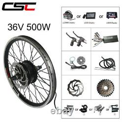 Electric Bike Conversion Kit for 20-29 inch 700C 36V 500W E-bike kit Wheel motor