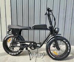 Electric Bike Ebike 2 seater 10.4ah powered lithium battery 48v 500w 31 to 60kmh