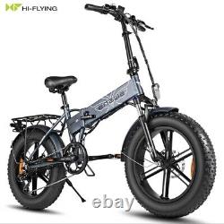 Electric Folding E-Bike 500W-48V, Fat tyre 20 Inch 12.5Ah, Speed 30mph