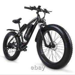 Electric Mountain Bike MX02S Ebike Shengmiluo 1000W Outdoor Beach Fat Tire Bike