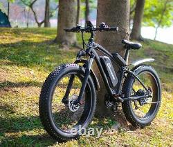 Electric Mountain Bike MX02S Ebike Shengmiluo 1000W Outdoor Beach Fat Tire Bike