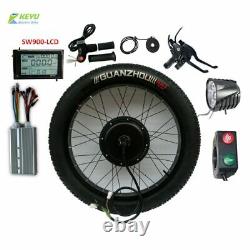 Fat Tire Bicycle Ebike Conversion Kit 250W 500W 1000W 20'' 24'' 26'' Tyres