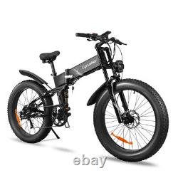 Folding Electric Bike 26 Fat Tire 750W 52V/17AH All-Terrain E-Bike Bicycle MTB