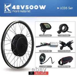 Front Wheel Hub Motor 36V 48V 500W with Display for E-bike Conversion Kit