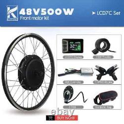 Front Wheel Hub Motor 36V 48V 500W with Display for E-bike Conversion Kit
