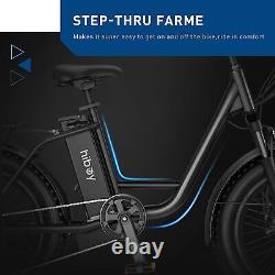 Hiboy EX6 Electric Bike 500W 20 4.0 Fat Tire 48V 15AH Battery Step-Thru eBike