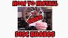 How To Install A Disc Brake To An Electric Bike Front Wheel Motor Diy
