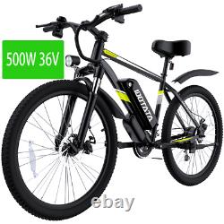 Idotata Electric Bicycle 500w 36v/48v 12.8ah 40kmh E-bike Shimano 21 Speed New