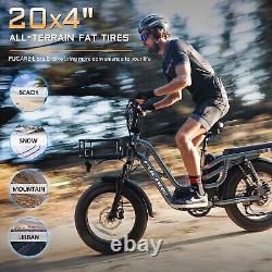 Libra 1000W Electric Bike for Adults 32MPH 48V 20Ah EBike with Full Suspension