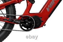 M Dengfu E56 Carbon Fat Bike Suspension Electric Bicycle Ebike M620 SRAM X5 9S