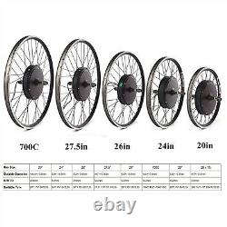 MTB E-bike Rear Wheel Replacement With Tire and Tube 36/48V Brushless Motor