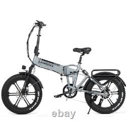 Mountain Bike 20 Electric Bikes Full Suspension Fat Tire Bicycle MTB 500W Ebike