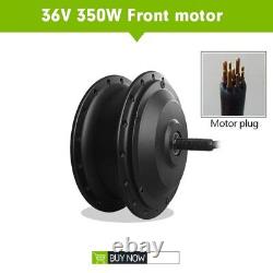 Mountain E-bike Brushless Gear Front Drive Motor Wheel 36V 48V 250W 350W 500W