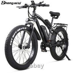 New 26 Mountain ebike Electric bicycle 1000w 48v suvs Fat tire Electric Mope
