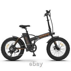 New Electric Folding Bike Bicycle FatTire City E bike Aostirmotor 20 500W 36V