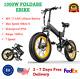 New Folding Electric Bike 1000w 20 Fat Tire Ebike 48v Mountain City Bicycle Us
