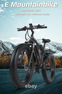 New Legal Fat Tyre Electric Bike Men's Ebike 26'' 250w 36v 13ah E Bicycle