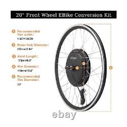 PEXMOR Electric Bike Conversion Kit, 36V 750W 24/20 Front Wheel Ebike Conver