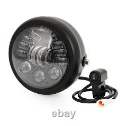 Plug N Play LED Headlight Head Lamp Kit Switch High Low For Electric Bike Ebike