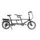 Portable Foldable 250with36v Lightweight 7 Speed Tandem Ebike Bicycle New