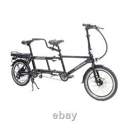 Portable Foldable 250with36v Lightweight 7 Speed Tandem Ebike Bicycle NEW