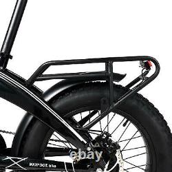 Refurbished Electric Folding Bicycle1000W 48V14AH MaxFoot MF-19 E Bike Black