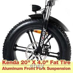 Refurbished Folding Electric Bicycle 750W 20'' 17Ah 48V Step throught Snow Ebike