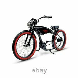 Ruff Cycles Ruffian Black/Redwall E-Bike Electric Bike Bicycle