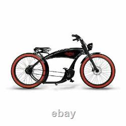 Ruff Cycles Ruffian Black/Redwall E-Bike Electric Bike Bicycle