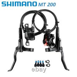 SHIMANO MT-200 Hydraulic Disc Brake Set Road/E-Bike Front Rear IS/PM 160mm Brake