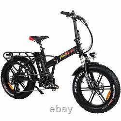 Shimano Electric Folding Bike 750W Addmotor MOTAN M-150 R7 48V Fat tire eBike