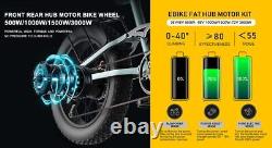 Sonw Fat E-bike Conversion Kit 1000W 1500W 3000W Front Rear Motor Wheel 20/26in