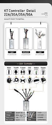 Sonw Fat E-bike Conversion Kit 1000W 1500W 3000W Front Rear Motor Wheel 20/26in