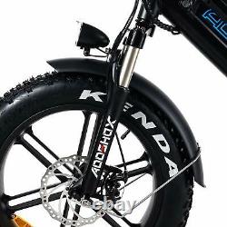 Step-Through 750W Fat Tire Electric Bike Addmotor M-50 EBike, Shimano 7 Speed