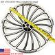 Us Aluminum Bicycle Front Or Rear Wheel 20 X 1.75/2.125/2.5'' Ebike Chopper
