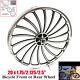 Us Aluminum Bicycle Front Or Rear Wheel 20 X 1.75/2.125/2.5'' For Ebike Scooter