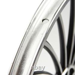 US Silver Aluminum Bicycle Front or Rear Wheel 20×1.75/2.125/2.5'' eBike Chopper